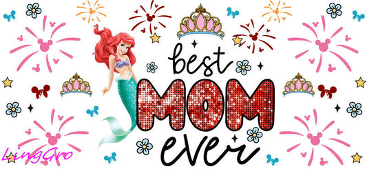 cute mom uv dtf cup wrap design for glass cup trendy mama uv dtf sticker