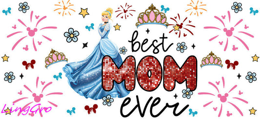 cute mom uv dtf cup wrap design for glass cup trendy mama uv dtf sticker