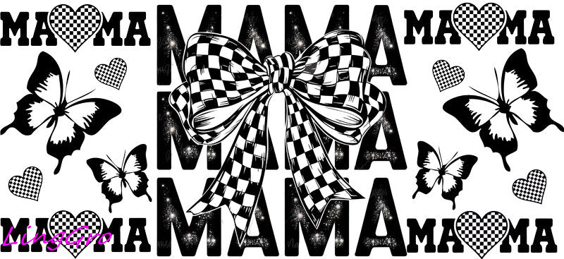 mom cup wrap uv dtf mothers day gift for mom glass cup wrap mama design