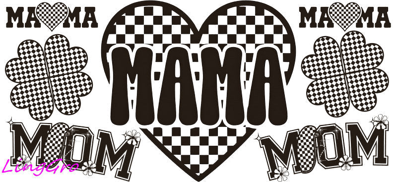 mom cup wrap uv dtf mothers day gift for mom glass cup wrap mama design