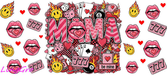 mom cup wrap uv dtf mothers day gift for mom glass cup wrap mama design