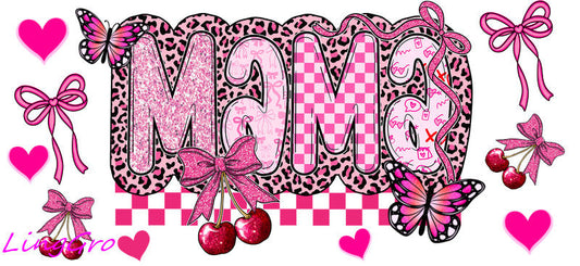 mom cup wrap uv dtf mothers day gift for mom glass cup wrap mama design