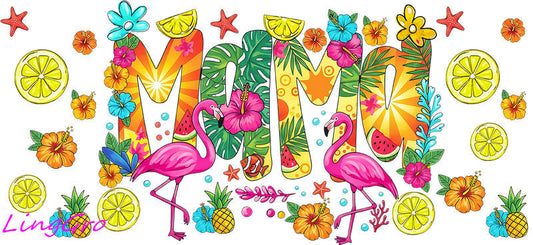 mom cup wrap uv dtf mothers day gift for mom glass cup wrap mama design