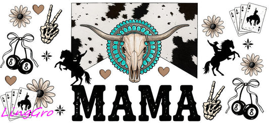mom cup wrap uv dtf mothers day gift for mom glass cup wrap mama design