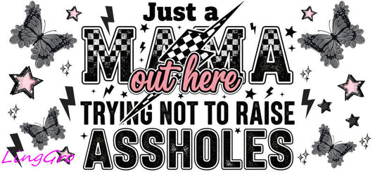 mom cup wrap uv dtf mothers day gift for mom glass cup wrap mama design