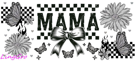 mom cup wrap uv dtf mothers day gift for mom glass cup wrap mama design