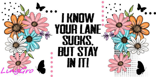 floral girl quote uv dtf cup wrap design for glass cups aesthetic flower decal