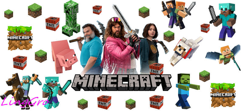 pixel gaming cup wrap