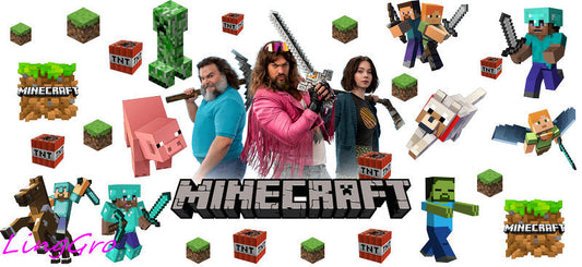 pixel gaming cup wrap