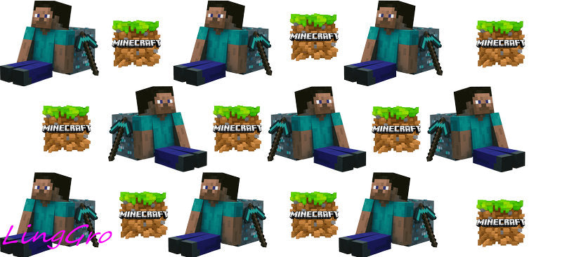 pixel gaming cup wrap