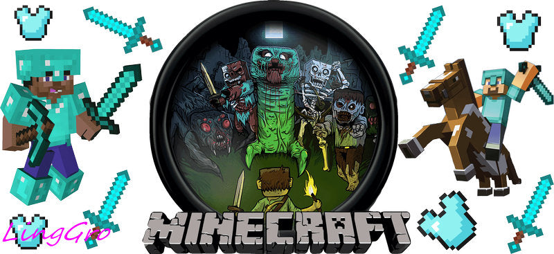 gaming decal for tumbler