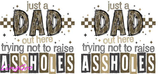father tumbler decal