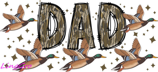 father tumbler decal