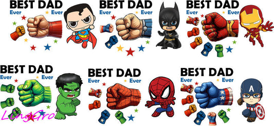 comic style dad cup wrap