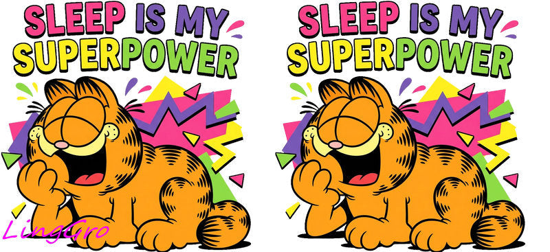 lazy cat tumbler decal