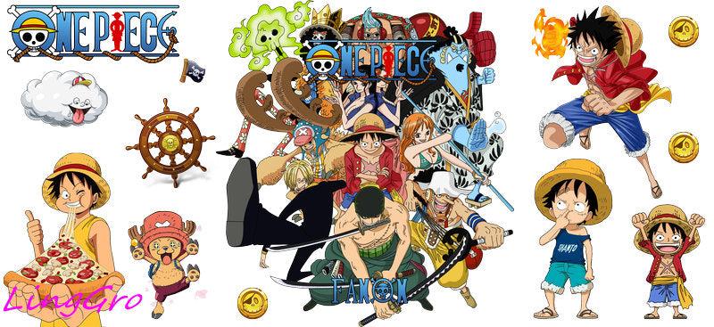 action anime tumbler decal