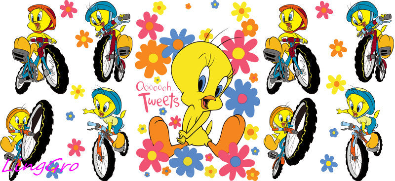 classic cartoon tumbler wrap