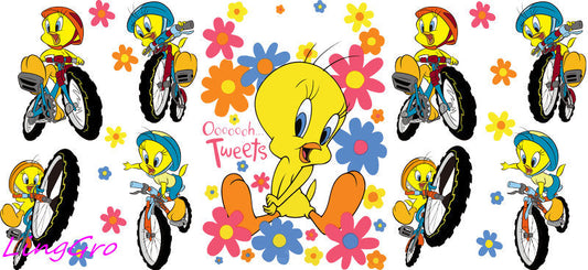 classic cartoon tumbler wrap