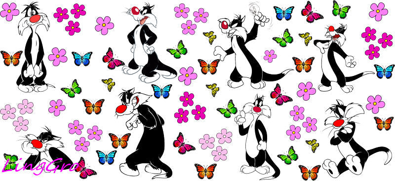 looney tunes cup wrap