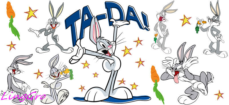 looney tunes cup wrap