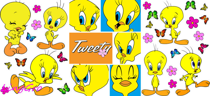looney tunes tumbler wrap