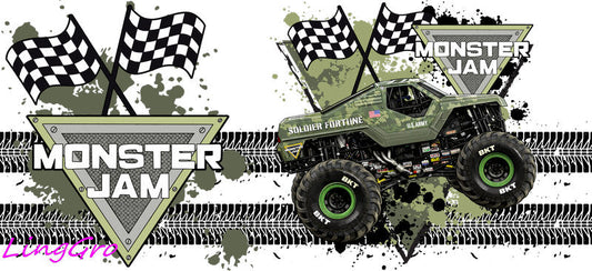 toxic monster truck decal
